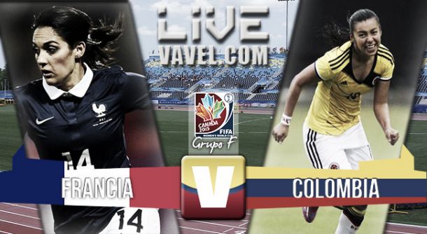Resultado Francia - Colombia en el Mundial Femenino 2015 (0-2)