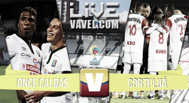 Resultado Once Caldas - Cortuluá en la Liga Águila 2015 (3-2)