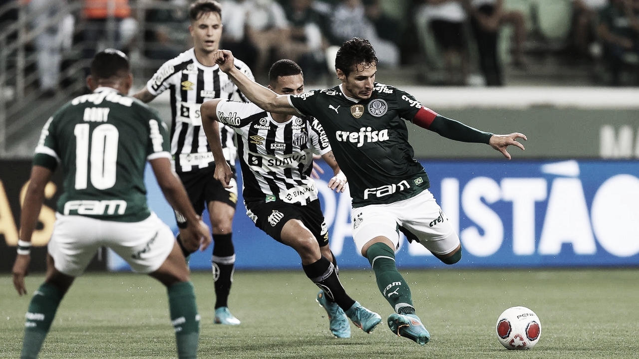 Gol e melhores momentos para Santos x Palmeiras pelo Campeonato Brasileiro (0-1)