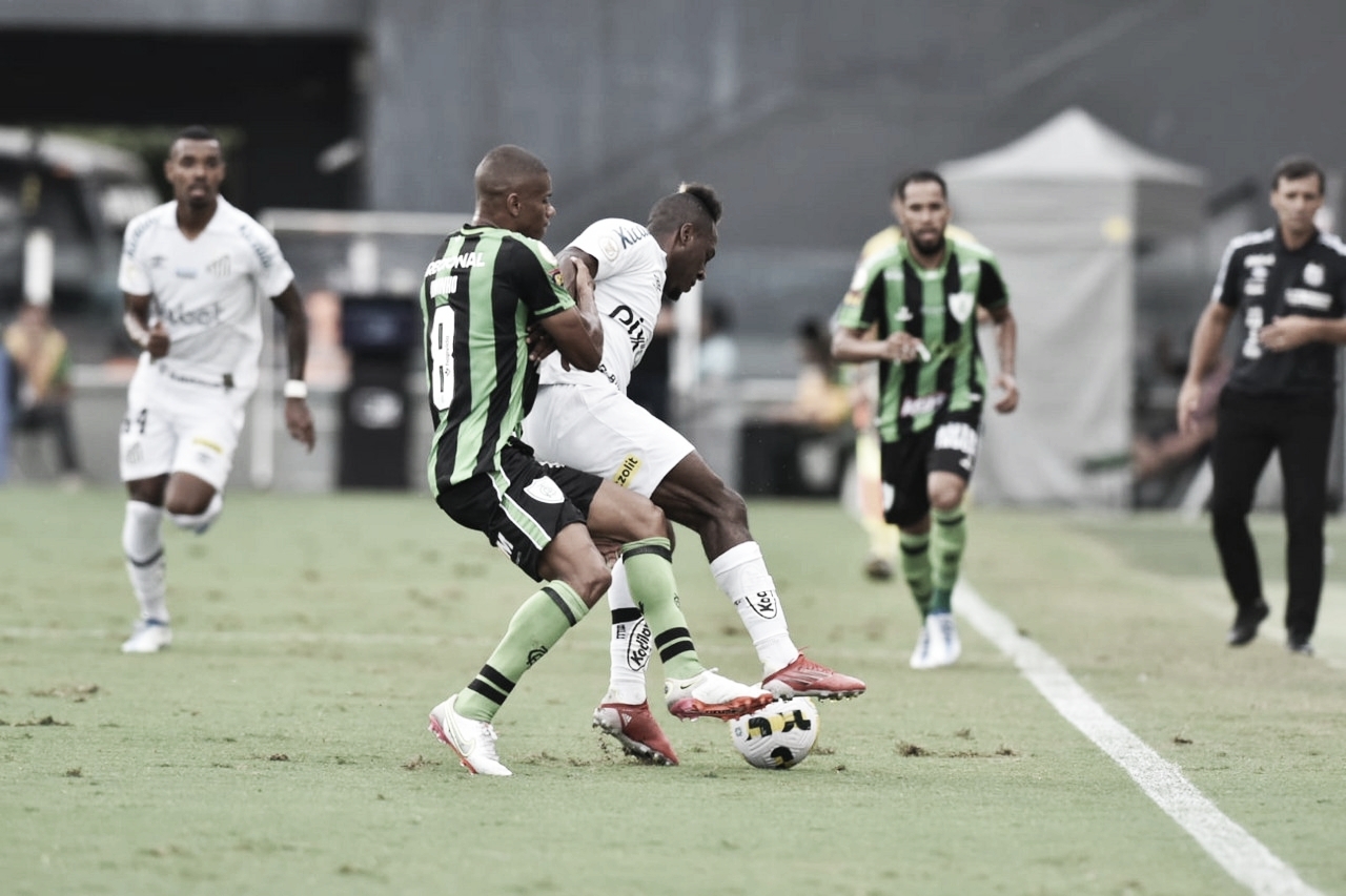 Gol e melhores momentos para América-MG x Santos pelo Campeonato Brasileiro (1-0)