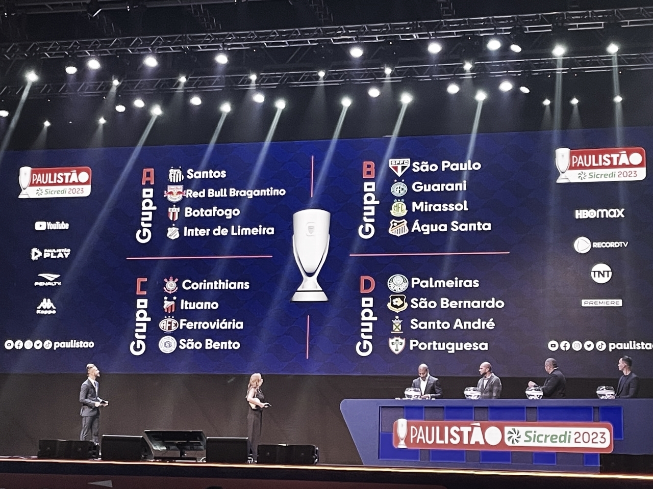 Sorteio define grupos do Campeonato Paulista do ano que vem