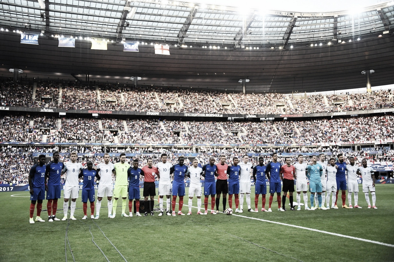 Rivais de longa data, França e Inglaterra se enfrentaram duas vezes em Copas