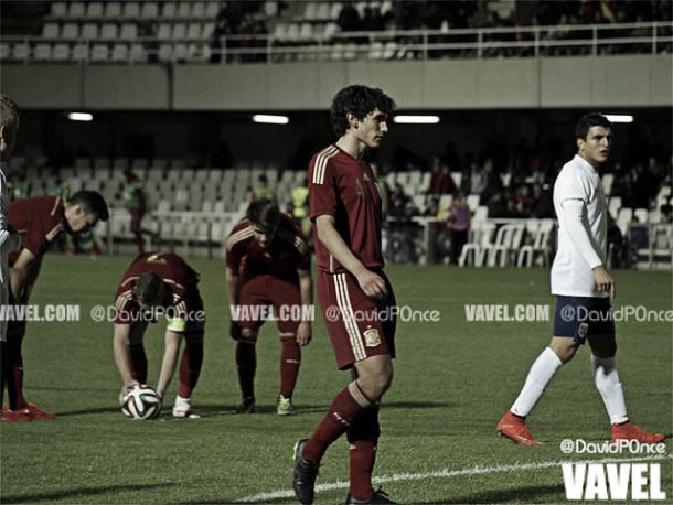 Jesús Vallejo debuta con la Sub-21 como titular y con victoria
