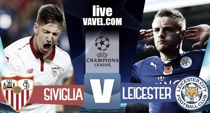 Risultato Siviglia - Leicester in Champions League 2016/17 - Sarabia, Correa, Vardy! (2-1)