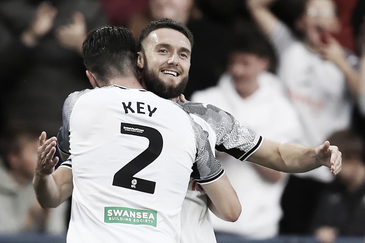 Gols e melhores momentos para Swansea x Bristol City pela Championship (1-2)