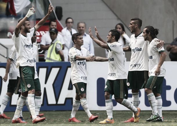 Com gol solitário de Leandro Pereira, Palmeiras bate Botafogo-SP e avança às semis do Paulistão