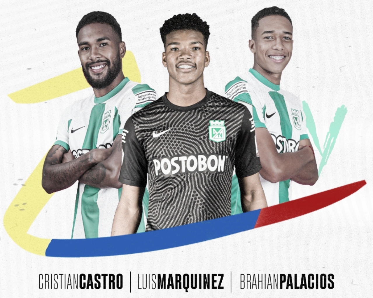 Nacional aporta tres jugadores a la Selección Colombia sub 23