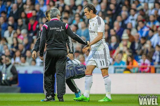 Bale tiene una lesión en el sóleo y será baja para el derbi