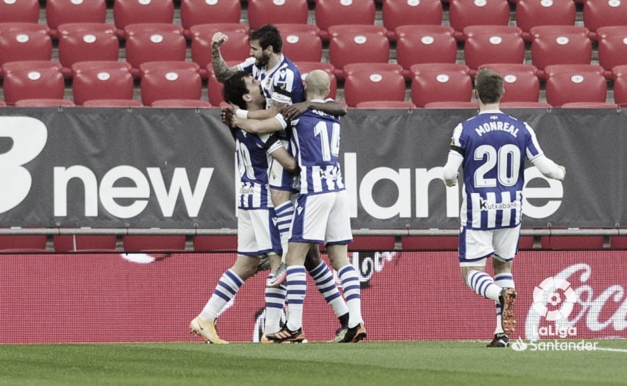 Athletic Club - Real Sociedad: puntuaciones de la Real Sociedad en la jornada 16 en LaLiga