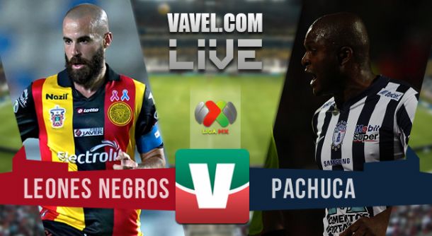 Resultado Leones Negros - Pachuca en Liga MX 2015 (1-1)
