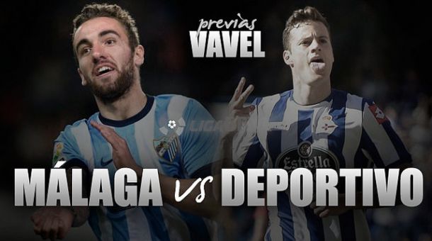 Málaga - Deportivo de La Coruña: ahora o nunca