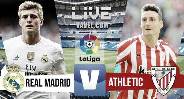 Veja como foi: Athletic Bilbao x Real Madrid, pelo Campeonato Espanhol (1-2)