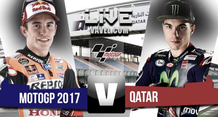 Viñales gana en Qatar tras un bonito duelo con Dovizioso, Rossi 3º y Márquez 4º