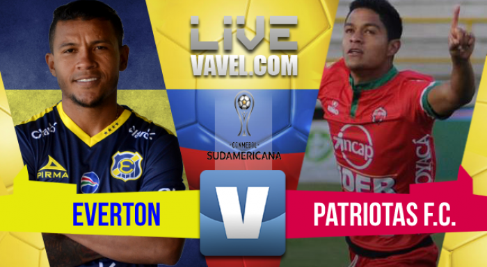 Resultado Everton vs Patriotas en CONMEBOL Sudamericana 2017 (1-0)