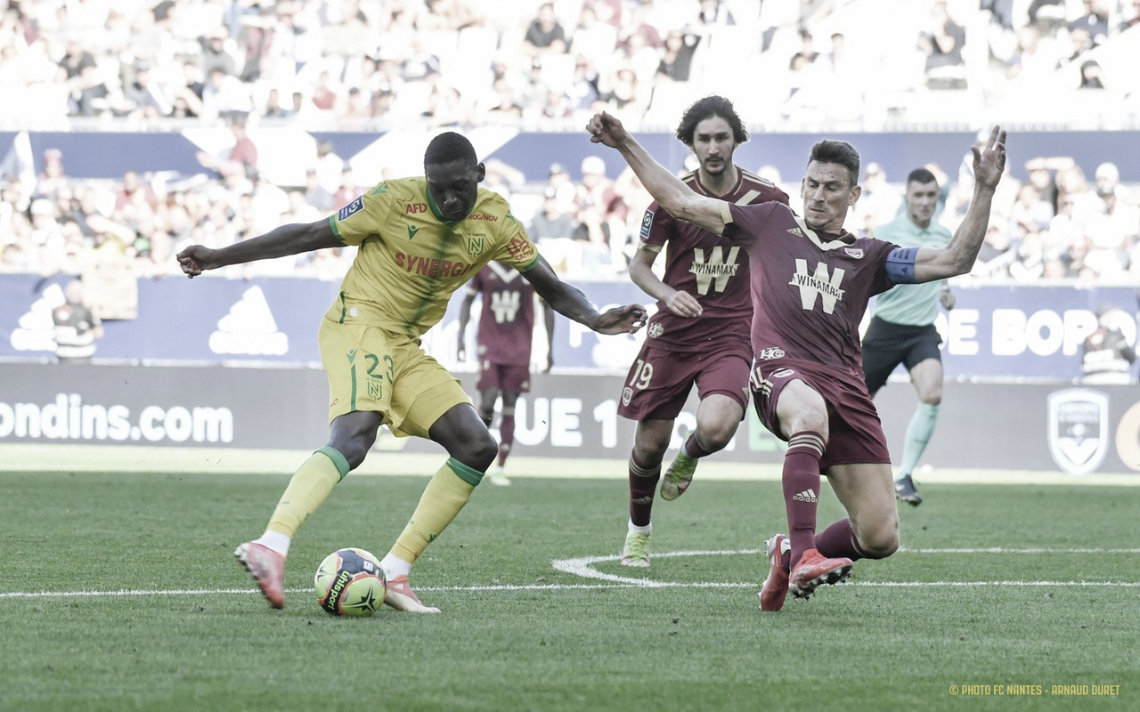 Bordeaux cede empate em clássico contra Nantes e permanece à beira da degola
