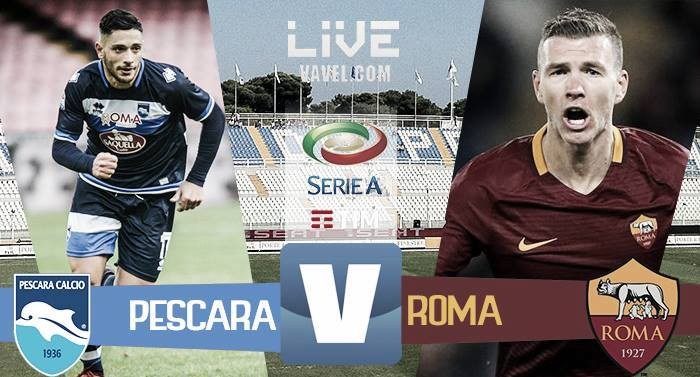 Pescara-Roma in Serie A 2016/17 (1-4): poker Roma, Benali per la bandiera!