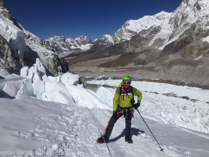 Ferran Latorre y Kilian Jornet a punto de atacar el Everest