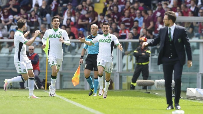 Serie A, il Sassuolo vede l'Europa: 1-3 al Torino