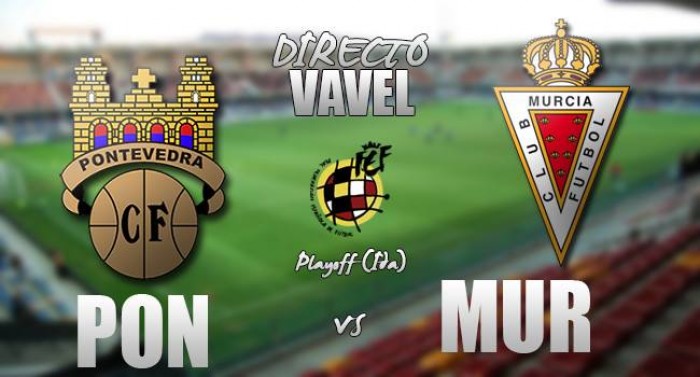 Resultado Pontevedra 1-3 Real Murcia en ida playoffs Segunda División B 2017