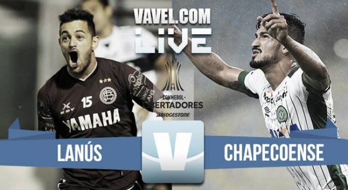 Lanus vs Chapecoense en vivo por la Copa Libertadores (1-2)