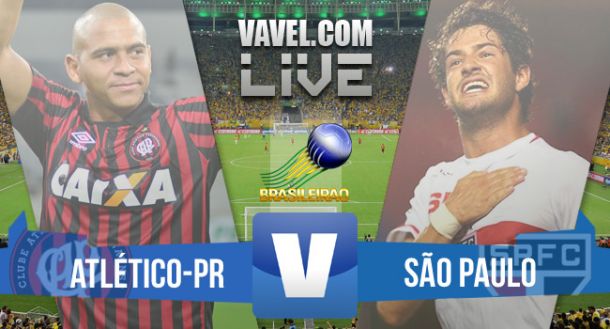 Resultado Atlético-PR x São Paulo no Brasileirão 2015 (2-1)