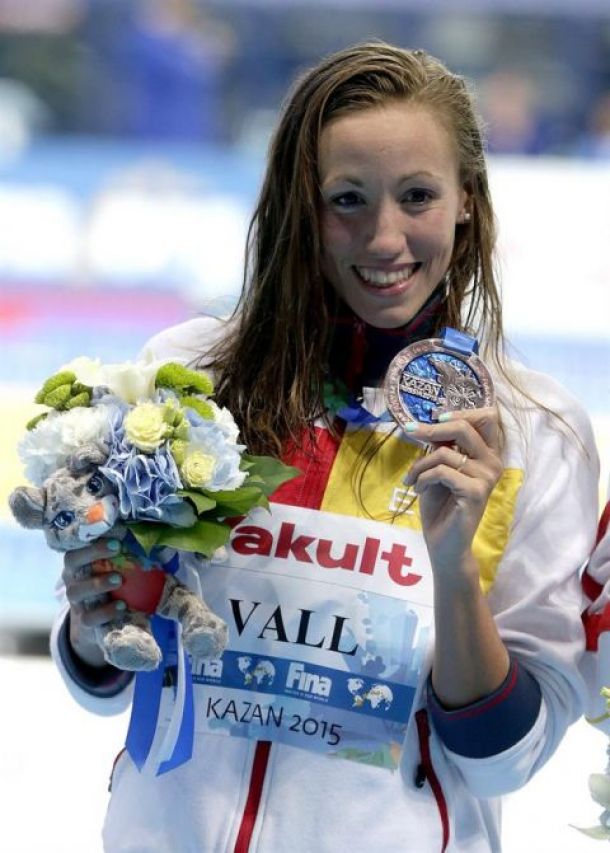 Jessica Vall, primer bronce para la natación en Kazan