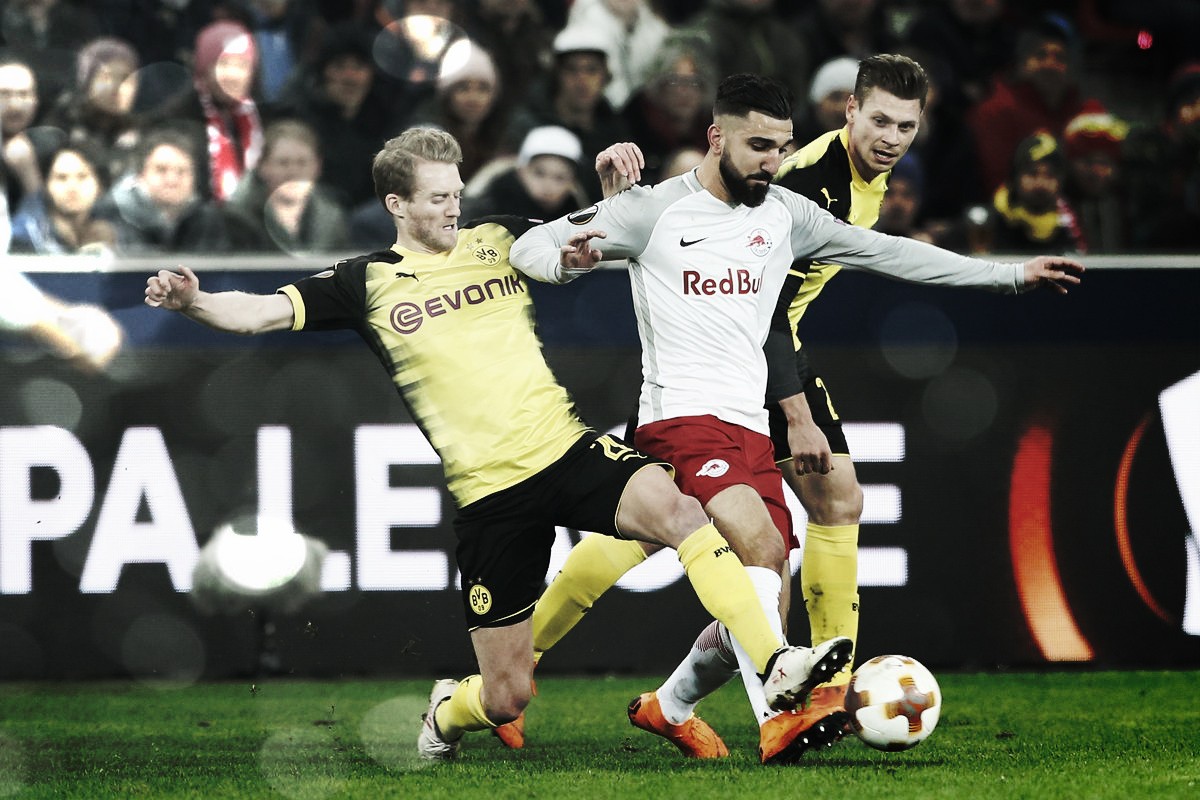 Un guapo Salzburgo hace historia y elimina a un irreconocible Dortmund