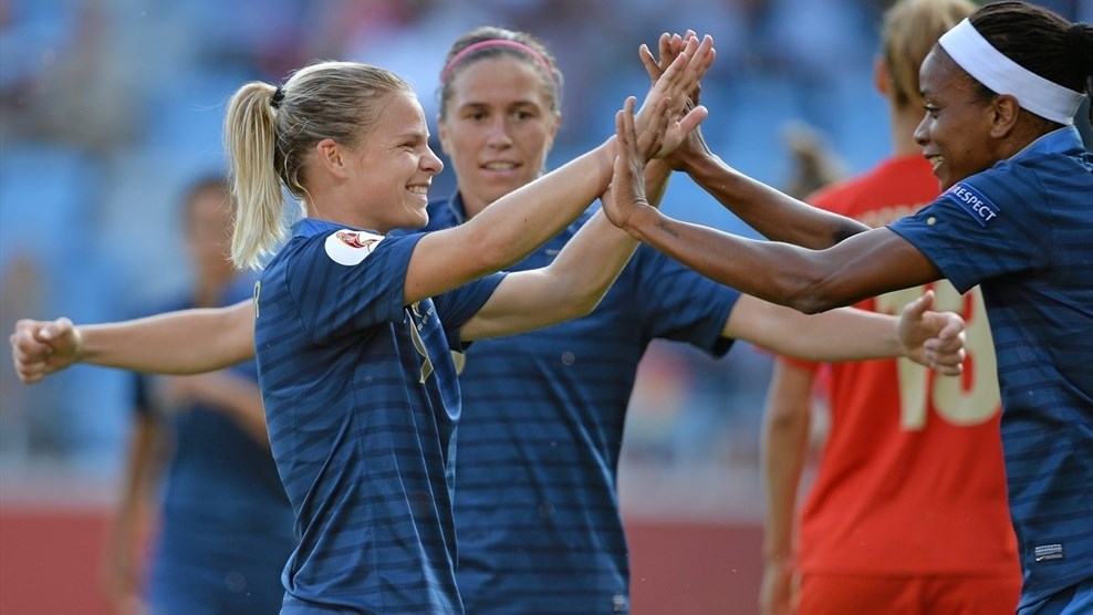 Sem dificuldades, França derrota a Rússia e é a primeira a vencer na Euro feminina Sem dificuldades, França derrota a Rússia e é a primeira a vencer na Euro feminina