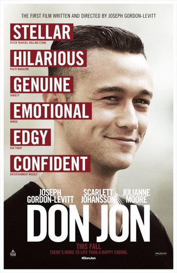 La sonrisa de Joseph Gordon-Levitt acapara el nuevo cartel de 'Don Jon'