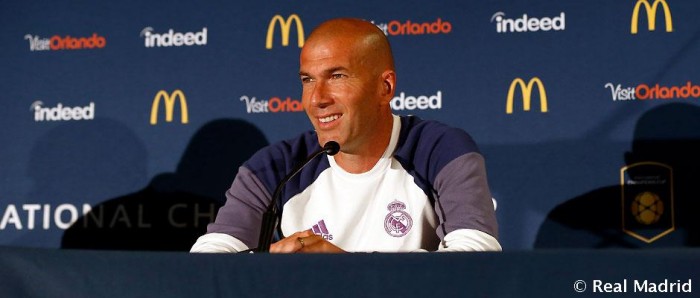 Zidane: "Siempre puedes mejorar la plantilla, pero la del Real Madrid es difícil"