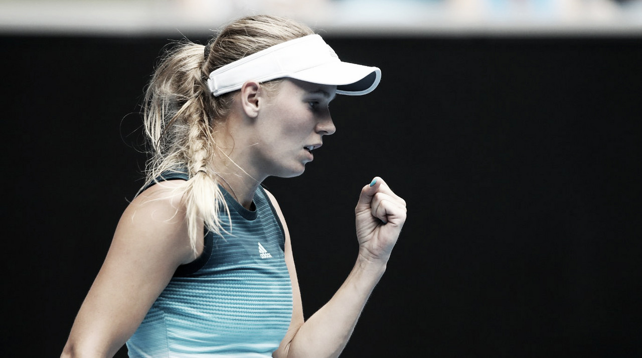 Wozniacki sigue en camino a la defensa Wozniacki sigue en camino a la defensa