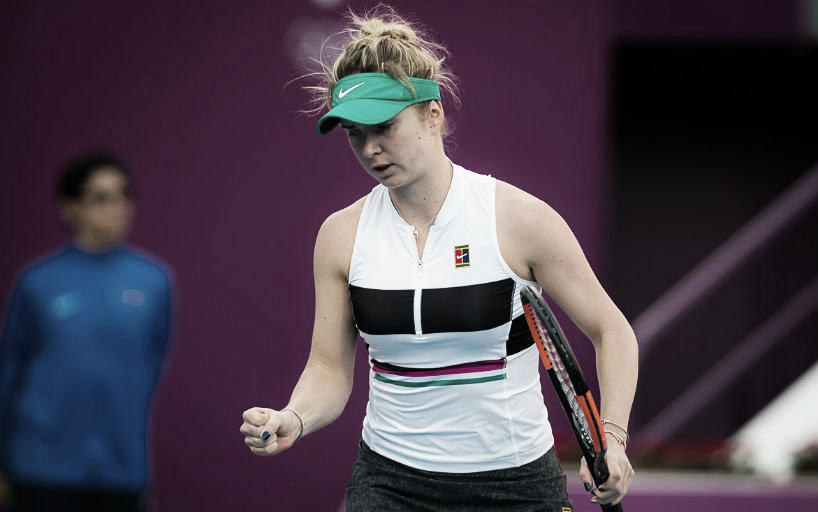 Svitolina debutó con victoria en Doha Svitolina debutó con victoria en Doha