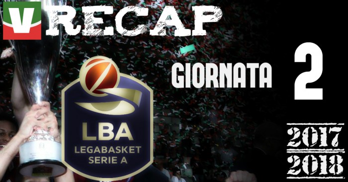 Legabasket: risultati e tabellini della seconda giornata