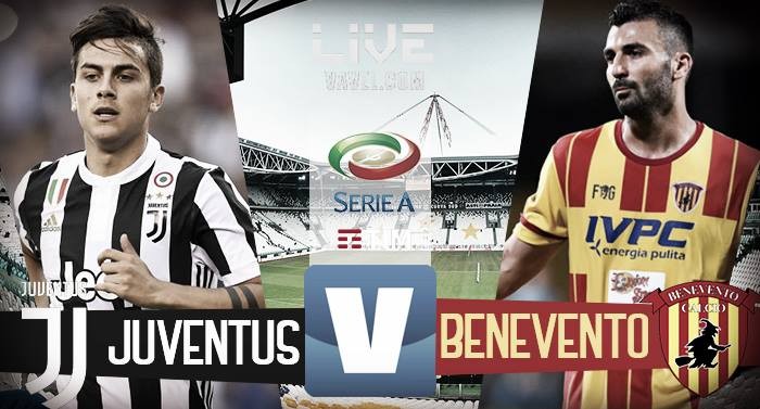 Terminata Juventus - Benevento, LIVE Serie A 2017/18 (2-1): Cuadrado completa la rimonta!