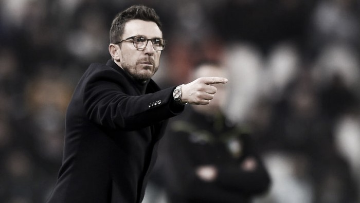 Di Francesco carica i suoi in vista di Frosinone: "E' la partita più importante della stagione"