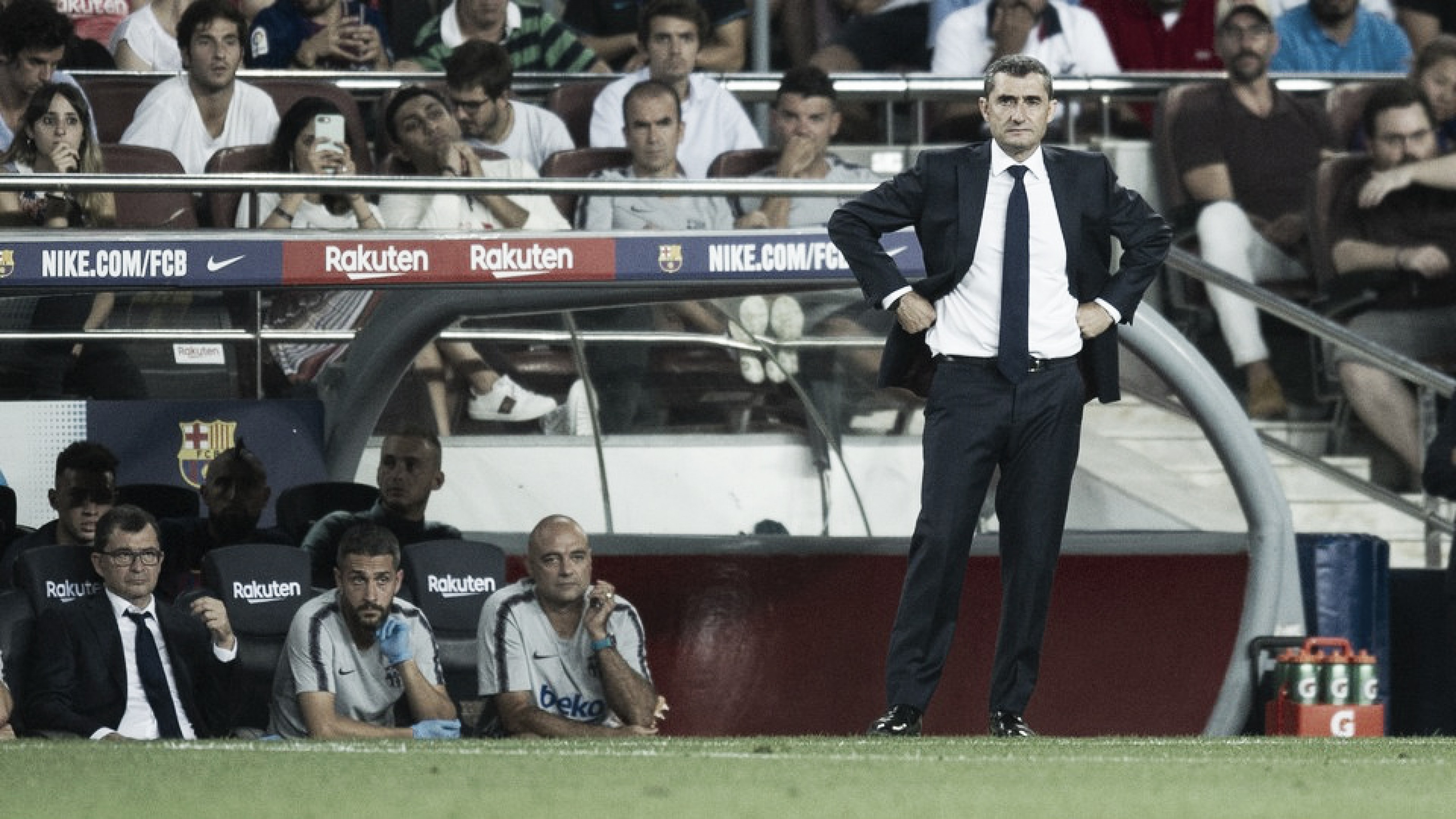 Ernesto Valverde lamenta empate do Barcelona, mas destaca reação: "Temos que superar"