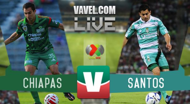 Resultado Chiapas - Santos en Liga MX 2015 (2-1)