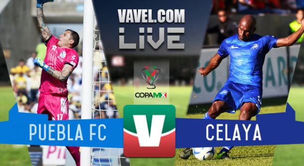 Resultado Puebla - Celaya  en Copa MX 2015 (2-0)