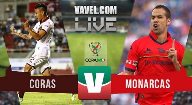 Resultado Coras FC - Monarcas Morelia en Copa MX 2015 (2-2)