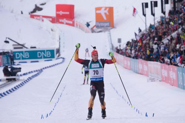 Biathlon, sprint uomini Holmenkollen: un imprevedibile Arnd Peiffer beffa Martin Fourcade