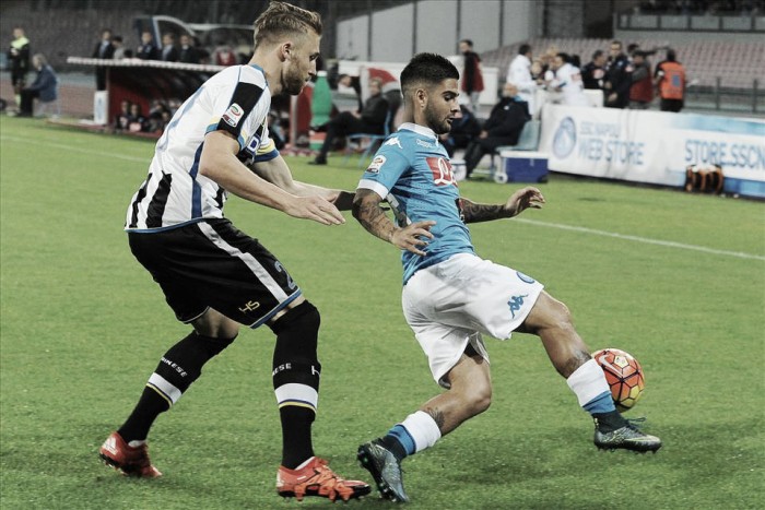 EL Udinese aleja al Nápoles del 'Scudetto'