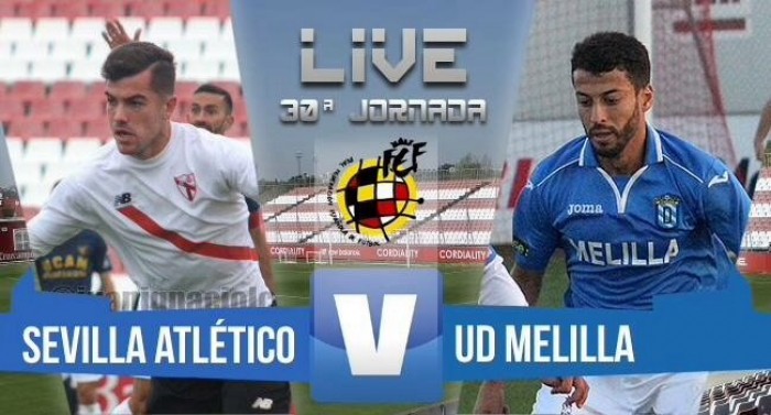 Resultado Sevilla Atlético - UD Melilla en Segunda División B 2016 (2-2)