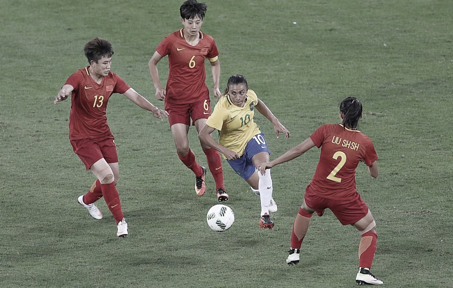 Gols e melhores momentos China x Brasil pelas Olimpíadas de Tóquio (0-5)