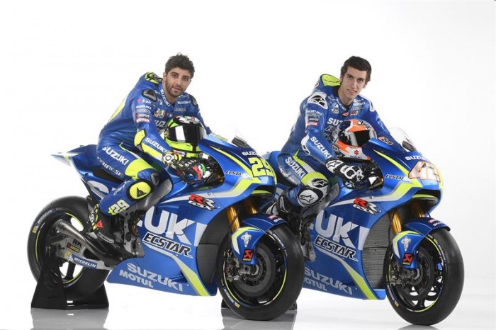 The all new Team Suzuki Ecstar launch in Sepang