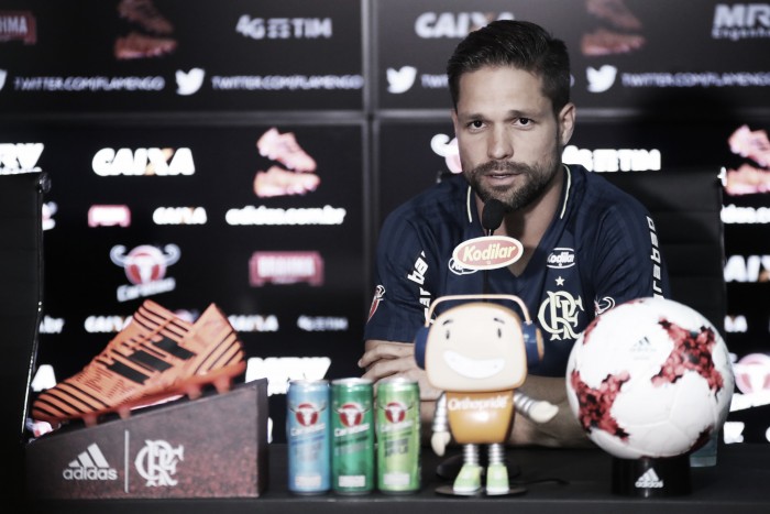 Diego agradece apoio da família e comemora gol contra a Chape: "Estou mais fortalecido"