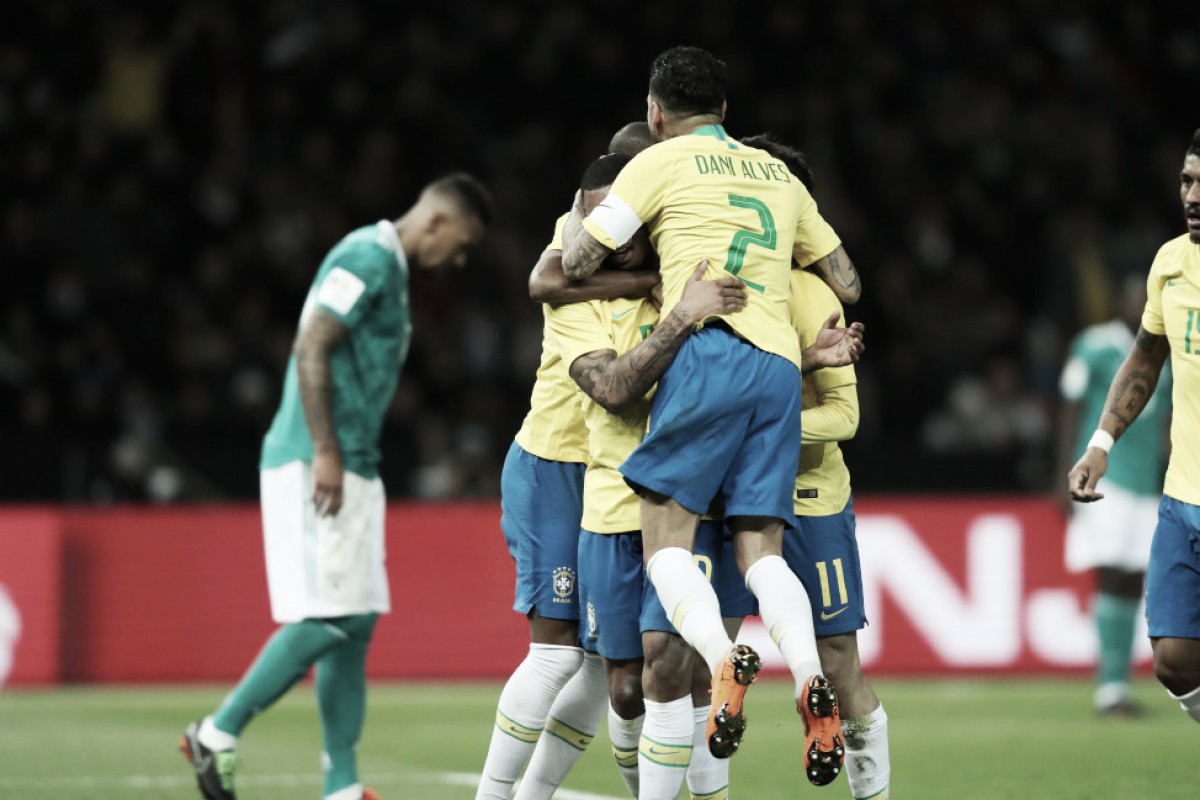 Brasil afasta terror e vence amistoso contra Alemanha