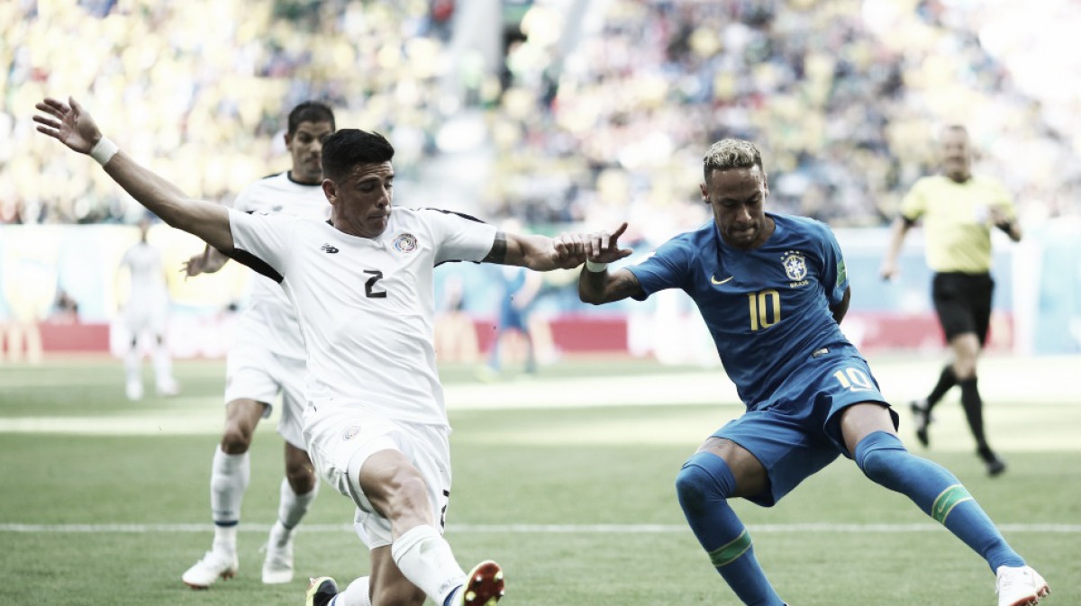 Brasil toma aire frente a una Costa Rica ya eliminada del Mundial