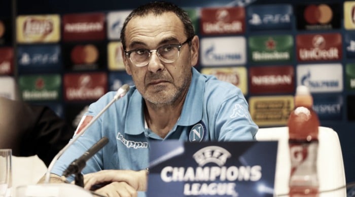 Sarri verso Nizza-Napoli: "Dimenticare l'andata, Mertens giocherà"