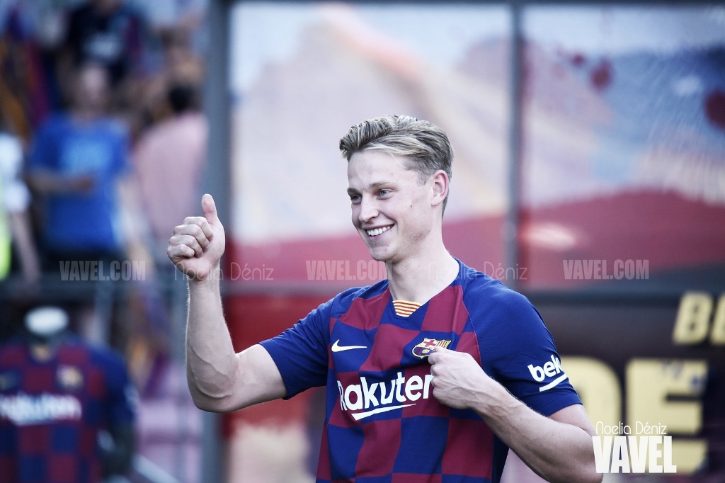 De Jong: "Quiero ser titular en la mayoría de partidos" De Jong: "Quiero ser titular en la mayoría de partidos"