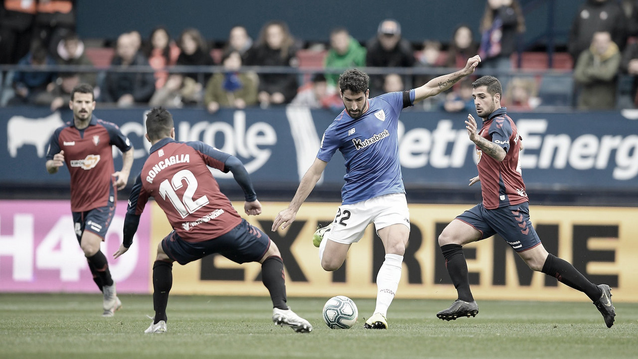 Análisis del próximo rival del Athletic:
Osasuna busca pescar en río revuelto Análisis del próximo rival del Athletic:
Osasuna busca pescar en río revuelto